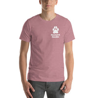 TOP 10 THINGS HANDLERS SAY *front and back print in white letters* short-sleeve unisex t-shirt