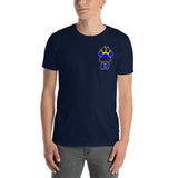 HEROES WEAR COLLARS *front and back print* short-sleeve unisex t-shirt