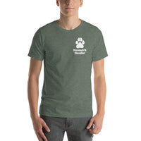 TOP 10 THINGS HANDLERS SAY *front and back print in white letters* short-sleeve unisex t-shirt