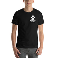 TOP 10 THINGS HANDLERS SAY *front and back print in white letters* short-sleeve unisex t-shirt